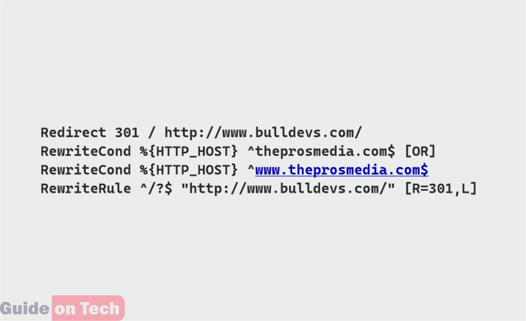 How To Redirect Using Htaccess File - Guide On Tech